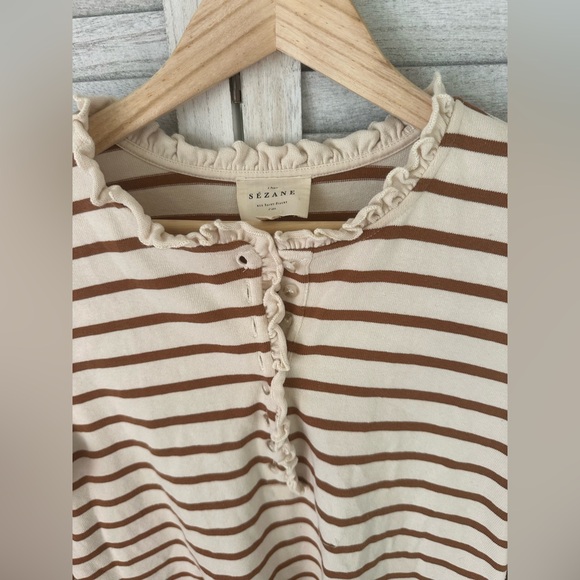 Gaël Marinière Ecru / Camel top - Picture 3 of 4